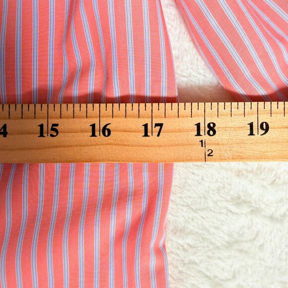 Brooks Brothers Women’s Blouse Fitted Non-Iron 100% Cotton Pink Stripes Button 4 - Picture 4 of 6